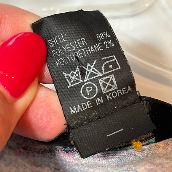 ANAC romantic V Neck Wrap shirt MIXED PRINTS Art to Wear purple women large top - Picture 4 of 15